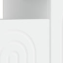 LED TV-skab Hvid Konstrueret træ