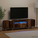 LED TV-skab Gammelt træ Konstrueret træ
