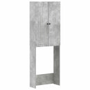 Toilet Skab ALKMAAR Betongrå 66 x 25,5 x 190 cm Konstrueret træ