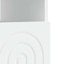 LED TV-skab Hvid Konstrueret træ