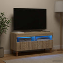 LED TV-skab Sonoma-eg Konstrueret træ