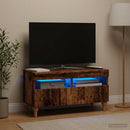 LED TV-skab Gammelt træ Konstrueret træ