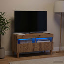 LED TV-skab Artisan-eg Konstrueret træ