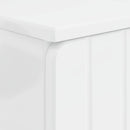 Badeværelsesskabsunder ZWOLLE Hvid højglans 59,5 x 31,5 x 59 cm