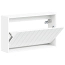 Vægmonteret Skoskab ZWOLLE 71 x 17 x 43 cm Konstrueret træ Hvid