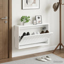 Vægmonteret Skoskab ZWOLLE 71 x 17 x 43 cm Konstrueret træ