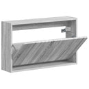 Vægmonteret Skoskab ZWOLLE 71 x 17 x 43 cm Konstrueret træ