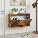 Vægmonteret Skoskab ZWOLLE 71 x 17 x 43 cm Konstrueret træ