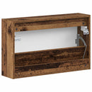 Vægmonteret Skoskab ZWOLLE 71 x 17 x 43 cm Konstrueret træ