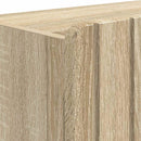 Sko skab ZWOLLE 59,5 x 39,5 x 91,5 cm Konstrueret træ Sonoma-eg