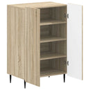 Sko skab ZWOLLE 59,5 x 39,5 x 91,5 cm Konstrueret træ Sonoma-eg