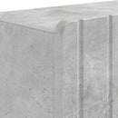 Sko skab ZWOLLE 59,5 x 39,5 x 91,5 cm Konstrueret træ Betongrå