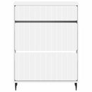 Sko skab ZWOLLE 78 x 24 x 103 cm Konstrueret træ Hvid