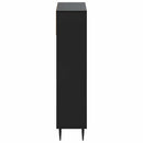 Sko skab ZWOLLE 78 x 24 x 103 cm Konstrueret træ Sort