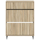 Sko skab ZWOLLE 78 x 24 x 103 cm Konstrueret træ Sonoma-eg
