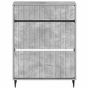 Sko skab ZWOLLE 78 x 24 x 103 cm Konstrueret træ Betongrå