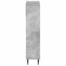 Sko skab ZWOLLE 78 x 24 x 103 cm Konstrueret træ Betongrå