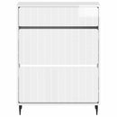 Sko skab ZWOLLE 78 x 24 x 103 cm Konstrueret træ Hvid højglans