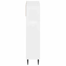 Sko skab ZWOLLE 78 x 24 x 103 cm Konstrueret træ Hvid højglans