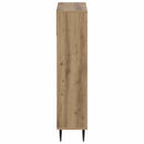 Sko skab ZWOLLE 78 x 24 x 103 cm Konstrueret træ Artisan-eg
