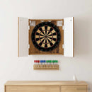 Dartboard Skab ZWOLLE Gammelt træ 52,5 x 10,5 x 57,5 cm