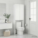Toilet Skab ZWOLLE Hvid 66 x 25,5 x 190 cm Konstrueret træ