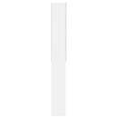 Toilet Skab ZWOLLE Hvid 66 x 25,5 x 190 cm Konstrueret træ