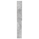 Toilet Skab ZWOLLE Betongrå 66 x 25,5 x 190 cm Konstrueret træ