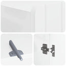 Toilet Skab ZWOLLE Hvid højglans 66 x 25,5 x 190 cm