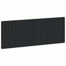 Væghængt hovedgærde ZWOLLE Sort Konstrueret træ