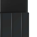 LED TV-skab Sort Konstrueret træ