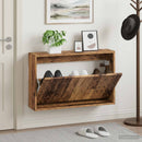Vægmonteret Skoskab ARNHEM 71 x 17 x 43 cm Konstrueret træ