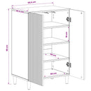 Sko skab ARNHEM 59,5 x 39,5 x 90 cm Konstrueret træ Artisan-eg
