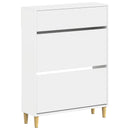 Sko skab ARNHEM 78 x 24 x 103 cm Konstrueret træ Hvid
