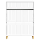 Sko skab ARNHEM 78 x 24 x 103 cm Konstrueret træ Hvid