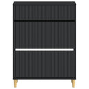 Sko skab ARNHEM 78 x 24 x 103 cm Konstrueret træ Sort