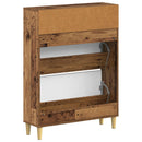 Sko skab ARNHEM 78 x 24 x 103 cm Konstrueret træ Gammelt træ
