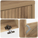 Sko skab ARNHEM 78 x 24 x 103 cm Konstrueret træ Artisan-eg