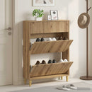 Sko skab ARNHEM 78 x 24 x 103 cm Konstrueret træ Artisan-eg