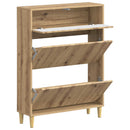 Sko skab ARNHEM 78 x 24 x 103 cm Konstrueret træ Artisan-eg
