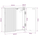 Dartboard Skab ARNHEM Sort 52,5 x 10,5 x 53,5 cm