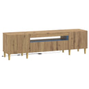LED TV-skab Artisan-eg Konstrueret træ