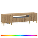 LED TV-skab Artisan-eg Konstrueret træ
