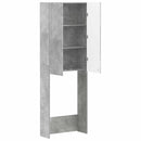 Toilet Skab ARNHEM Betongrå 66 x 25,5 x 190 cm Konstrueret træ
