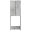 Toilet Skab ARNHEM Betongrå 66 x 25,5 x 190 cm Konstrueret træ