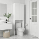 Toilet Skab ARNHEM Hvid højglans 66 x 25,5 x 190 cm