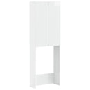 Toilet Skab ARNHEM Hvid højglans 66 x 25,5 x 190 cm