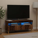 LED TV-skab Gammelt træ Konstrueret træ