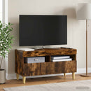 LED TV-skab Røget eg Konstrueret træ