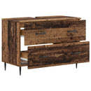 Badeværelsesskabsunder HAARLEM Gammelt træ 82 x 41 x 58,5 cm